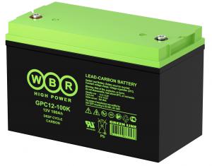 Аккумуляторная батарея WBR серии GPC12-100(AGM-CARBON)