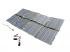 Солнечная зарядка, мобильная солнечная батарея 80 ватт. SOLARIS 8Е-80-12/24-В