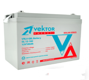 Аккумуляторная батарея Vektor Energy GL 12-100 (12V 100Ah)